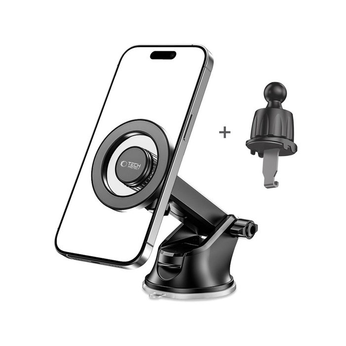 TECH-PROTECT N51 MagNETIC MagSafe ARMATURENBRETT &amp; LÜFTUNG AUTOHALTERUNG SCHWARZ