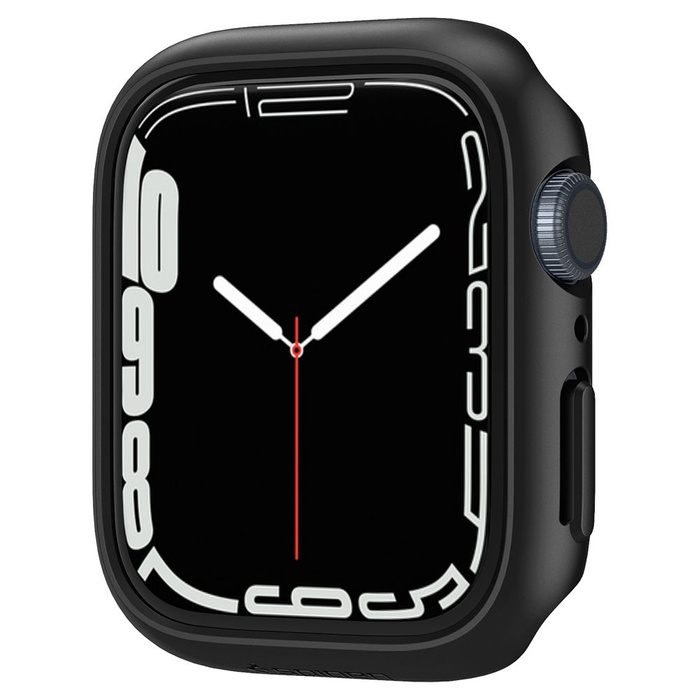 Case Spigen Apple Watch 7 (45MM) Thin Fit Black Case