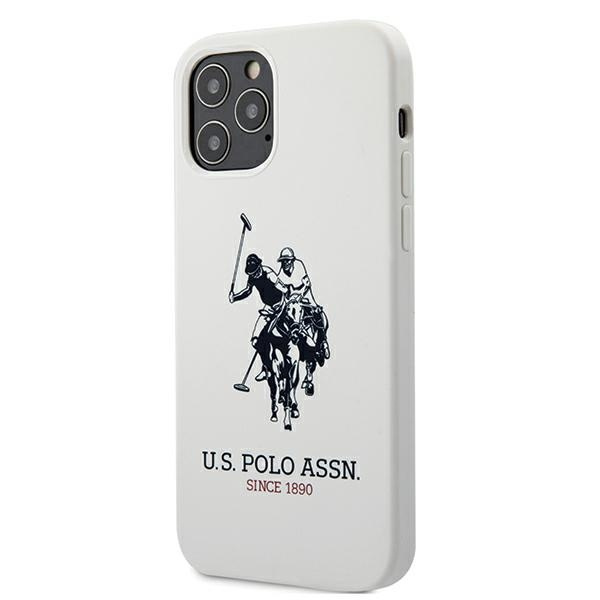 Coque US Polo Apple iPhone 12 12 Pro Silicone Collection White Case