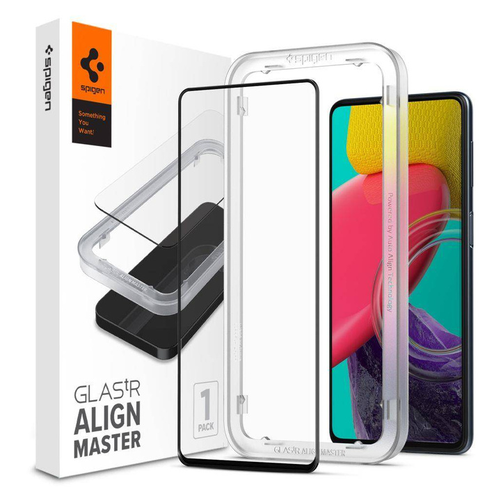 Spigen ALM GLASS FC GALAXY M53 5G Tempered Glass BLACK