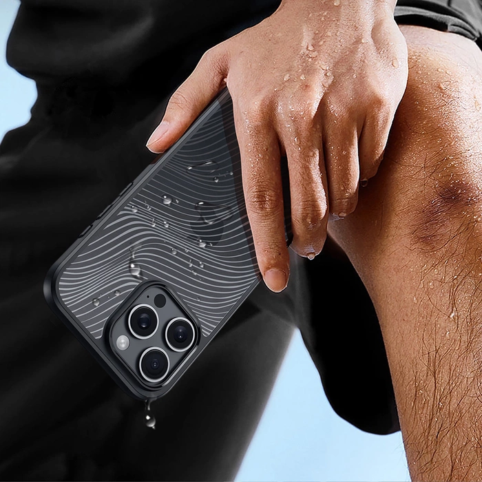 Dux Ducis Aimo Hülle für iPhone 16 Pro – Schwarz