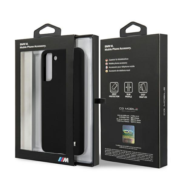 Case BMW Samsung Galaxy S21 Plus Silicone M Collection BMHCS21MMSILBK Black Case