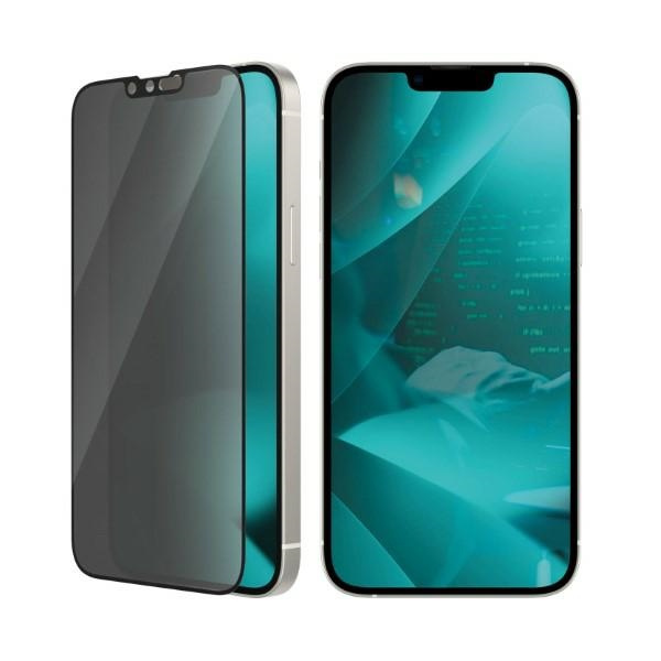 PanzerGlass Ultra-Wide Fit iPhone 14 Plus / 13 Pro Max 6,7" Privatsphäre Bildschirm Schutz Antibakteriell Easy Aligner enthalten P2785
