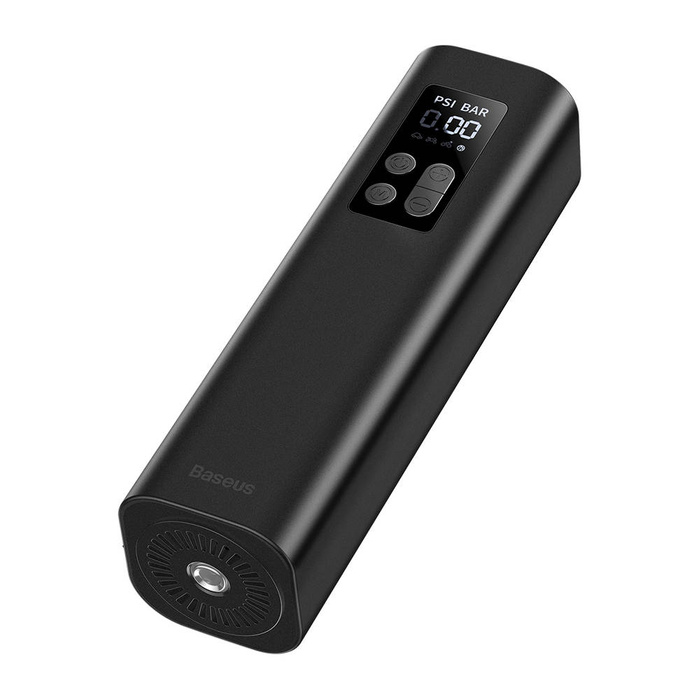 Baseus mini pompa aria compressore auto per presa accendisigari nero (CRCQ000001)