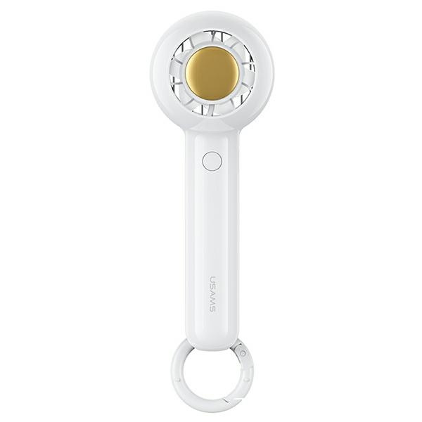 USAMS Mini 1200mAh Candy Series white/white ZB251FS01 hand fan (US-ZB251)
