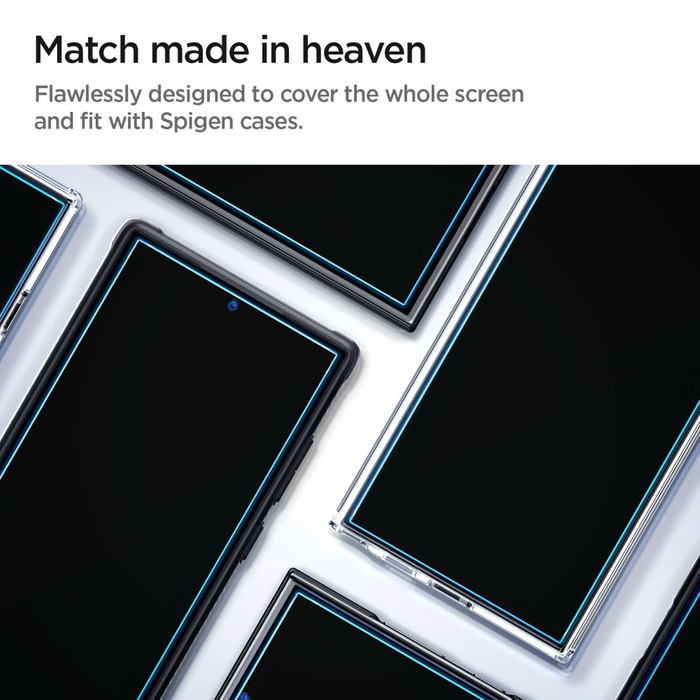 Vidrio Templado Spigen Glas.tr "ez Fit" 2-pack Samsung Galaxy S24 Ultra Clear