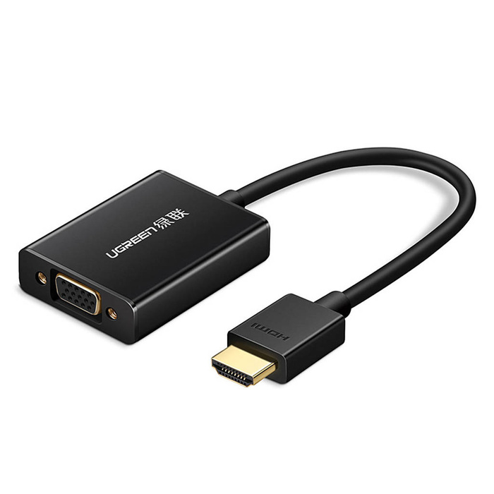 Ugreen cavo adattatore cavo HDMI (maschio) - VGA (femmina) nero (MM102)