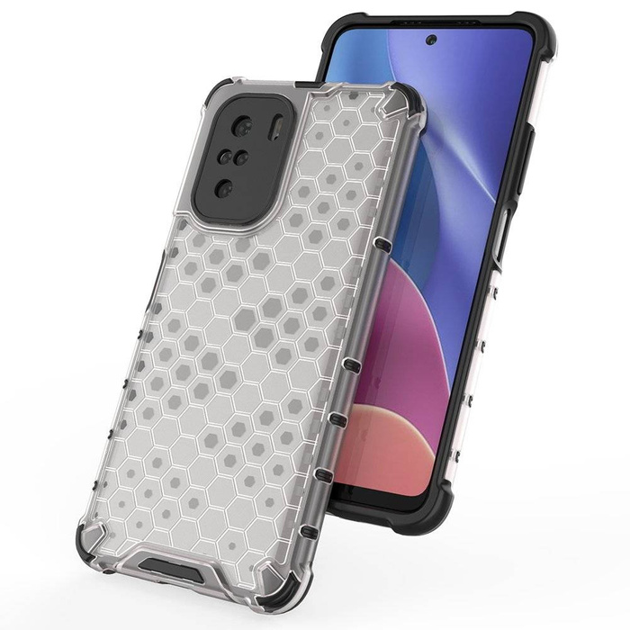 Honeycomb coque housse blindée avec cadre en gel Xiaomi Redmi K40 Pro+ / K40 Pro / K40 / Poco F3 noir