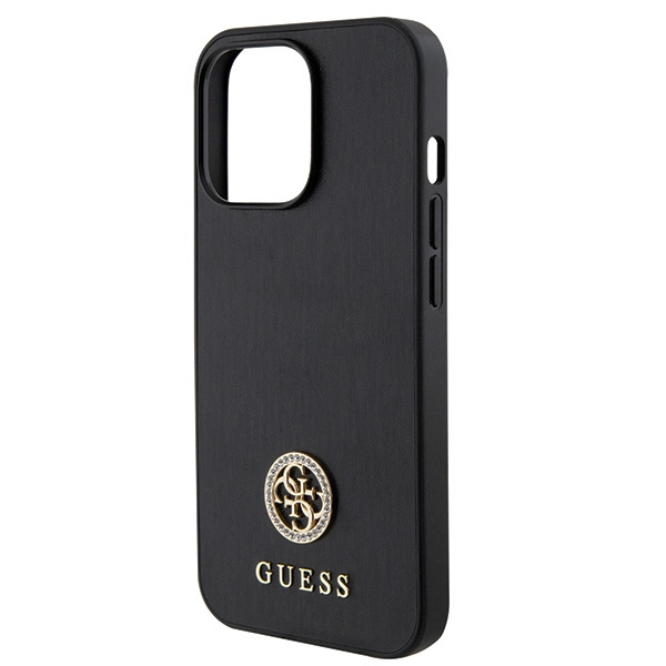 Guess GUHCP13XPS4DGPK iPhone 13 Pro Max 6.7" noir/noircase Strass Metal Logo