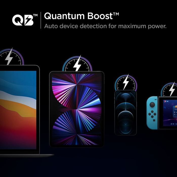 CARGADOR  PE2007EU POWERARC CARGADOR DE RED DE 2 PUERTOS PD60W/QC3.0 BLANCO