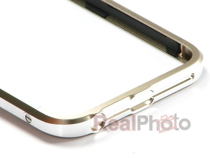 Cover per iPhone 6 6S LJY Sword Alu Bumper GOLD