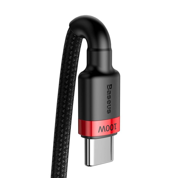  USB-C BASEUS Cafule QC 3.0 PD 2.0 100W 5A 2m rojo/negro