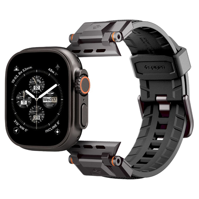 SPIGEN DURAPRO ARMOR APPLE WATCH 6 / 7 / 8 / 9 / 10 / SE / ULTRA 1 / 2 (44 / 45 / 46 / 49 MM) EDICIÓN NEGRA
