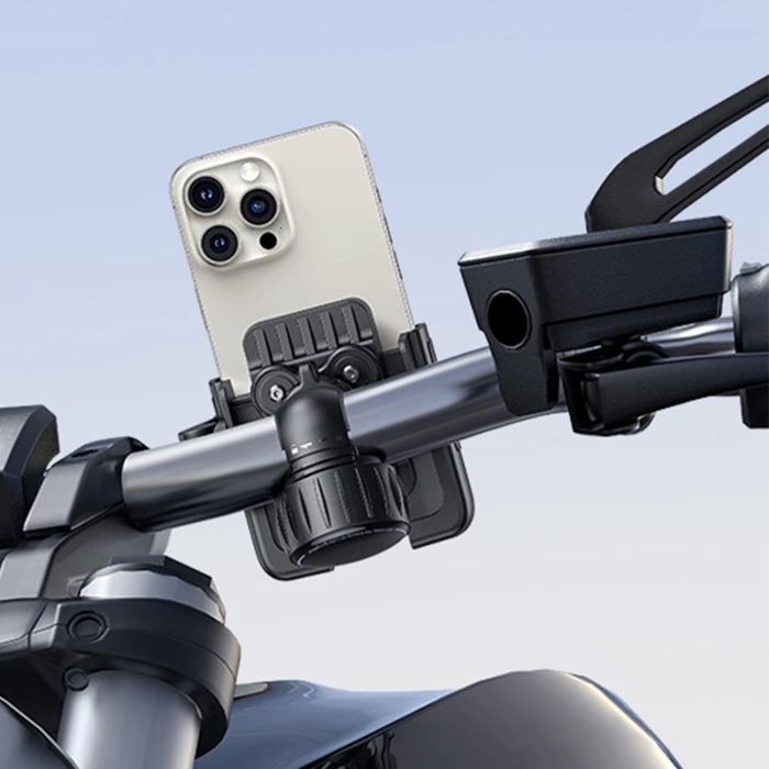 Baseus uchwyt rowerowy GoTrip Series Bike Phone Mount Cluster czarny