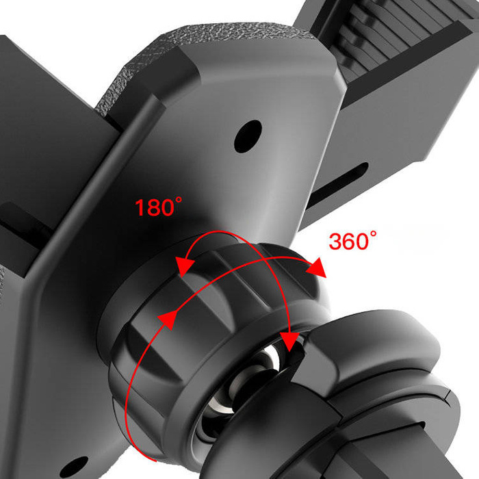 Gravity support support pour smartphone de voiture pour la grille de pare-brise noir (YC07)