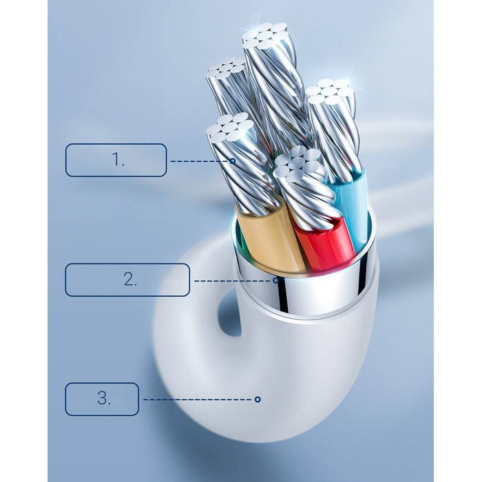 Joyroom ricarica rapida USB - Cavo Lightning Power Delivery 2,4 A 20 W 1,2 m nero (S-1224M3)