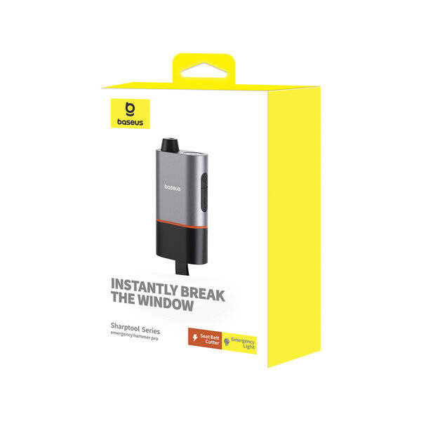 Martello di sicurezza Baseus SharpTool - nero