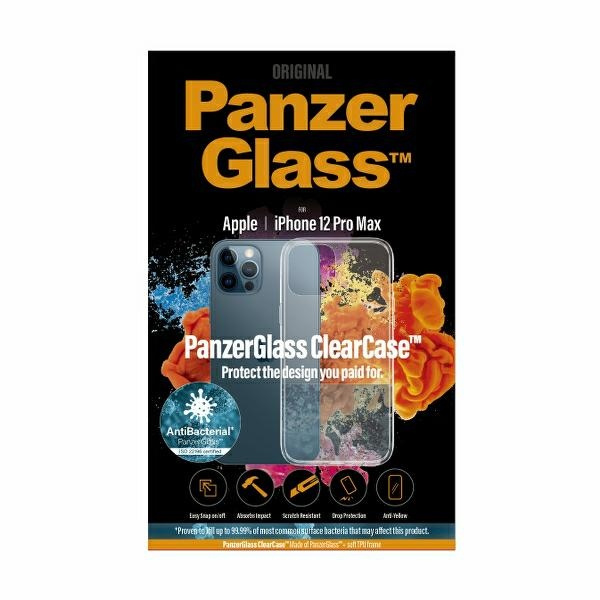 PanzerGlass ClearCase iPhone 12 Pro Max 6.7" Antibacterial clear