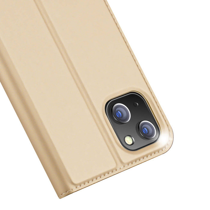 Dux Ducis Skin Pro Holster Cover Flip iPhone 14 Max gold