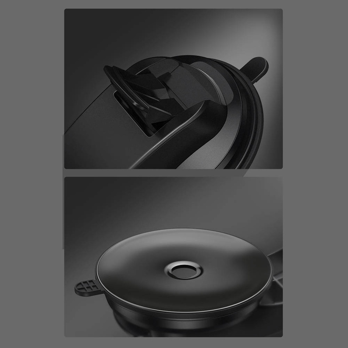 Support de support de téléphone de voiture à gravité Baseus 2en1 pour grille d'aération et tableau de bord noir (SUYK000001)