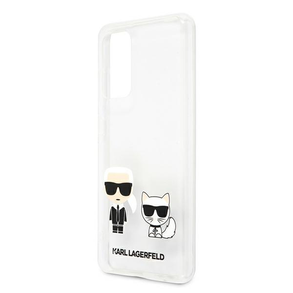  KARL LAGERFELD Samsung Galaxy A72 Karl & Choupette Estuche rígido transparente