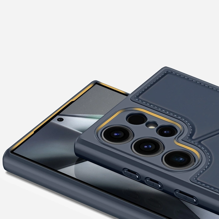 Custodia Dux Ducis Rafi ll Mag per Samsung Galaxy S24 Ultra - blu