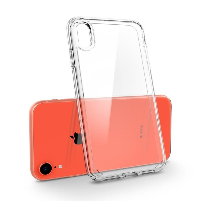 Telefontok SPIGEN Ultra Hybrid Apple iPhone XR Clear + Glass SPIGEN tok Case
