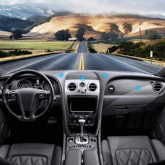 Samolepiaci magnetický držiak do auta Wozinsky na palubnú dosku čierny (WMH-02)