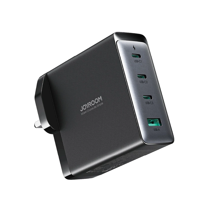 GaN charger UK Joyroom JR-TCG05UK 140W 3x USB-C USB-A + USB-C / USB-C cable 240W 1.2m