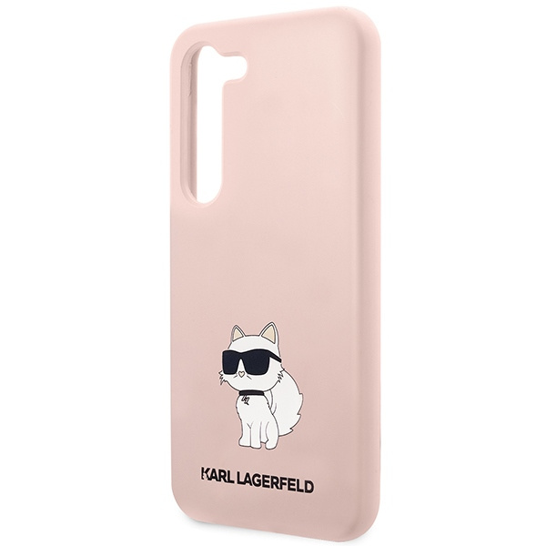 Obal Karl Lagerfeld Silicone Nft Choupette - Obal Samsung Galaxy S23 Plus (růžový) Case