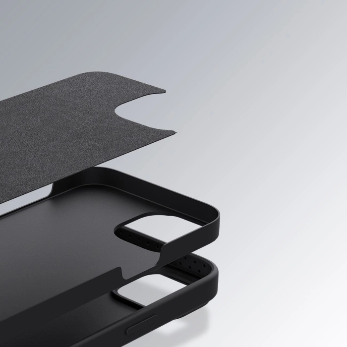 Nillkin CamShield Silky Silicone case for iPhone 14/13 (classic black)