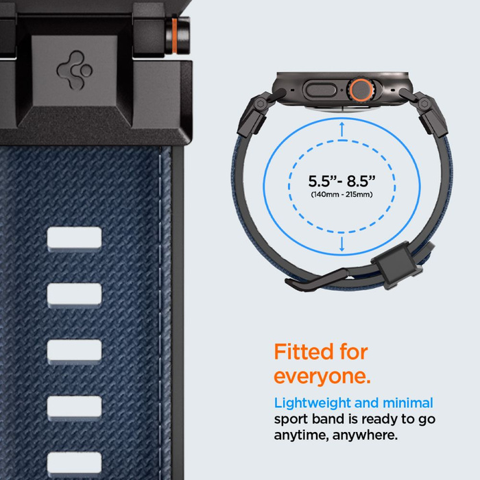 SPIGEN DURAPRO ARMOR APPLE WATCH 6 / 7 / 8 / 9 / 10 / SE / ULTRA 1 / 2 (44 / 45 / 46 / 49 MM) MARINEBLAU