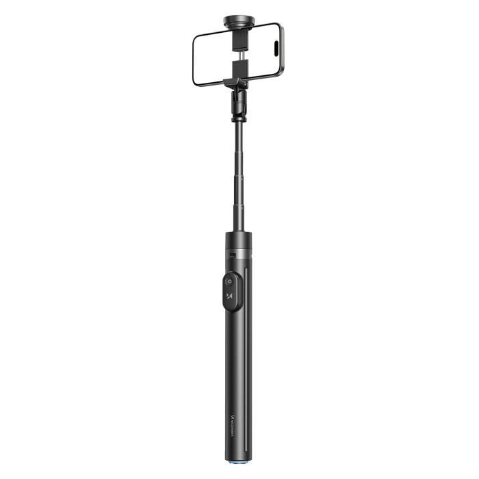 Selfie-Stick Wozinsky WRZP1 mit automatisch ausfahrbaren Beinen, Stativfunktion, 1,7m - schwarz
