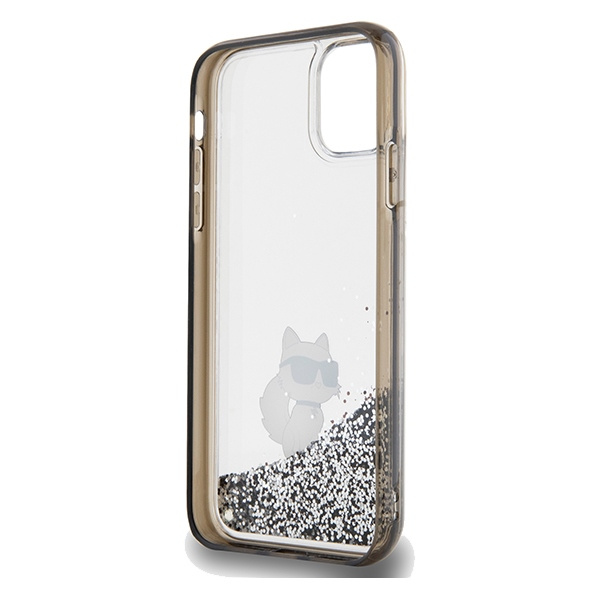 Etui Karl Lagerfeld KLHCN61LKCNSK iPhone 11 / Xr 6.1" transparent hardcase Liquid Glitter Choupette Case