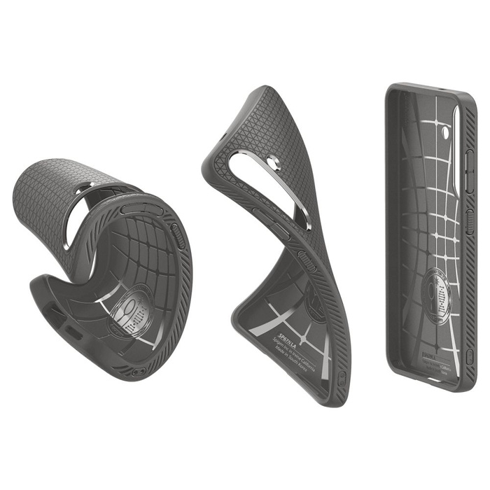 ETUI SPIGEN SAMSUNG GALAXY S25 LIQUID AIR SZARE MARBLE GREY