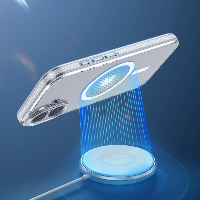 Dux Ducis Clin Mag Case für iPhone 17, kompatibel mit MagSafe, transparent