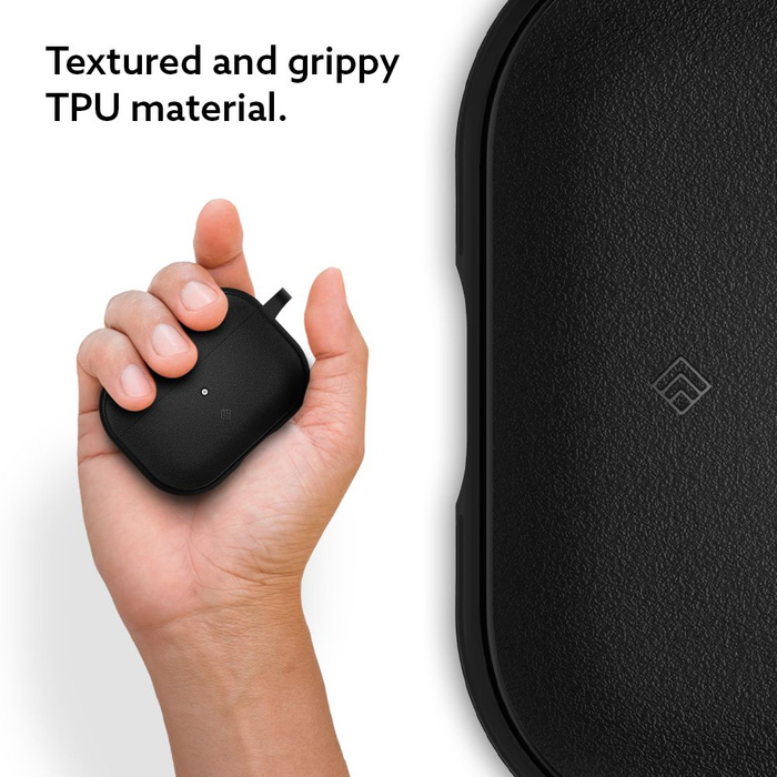 Caseology Apple MATTE GEWÖLBE AIRPODS PRO 1 / 2 SCHWARZ