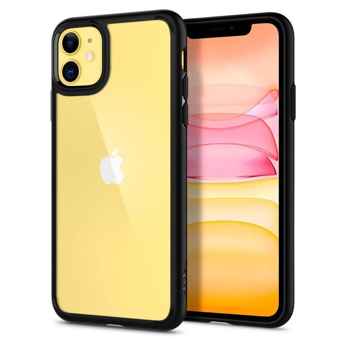 Telefontok SPIGEN iPhone 11 Ultra hibrid fekete fekete fekete tok Apple