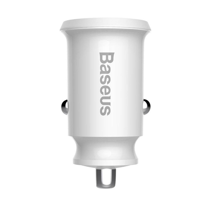 Baseus Grain autós töltő mini autós töltő 2x USB 3.1A fehér (CCALL-ML02)