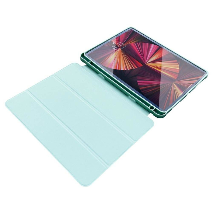 Stand Tablet Case Smart Cover case for iPad 10.2 '' 2021 with stand function green