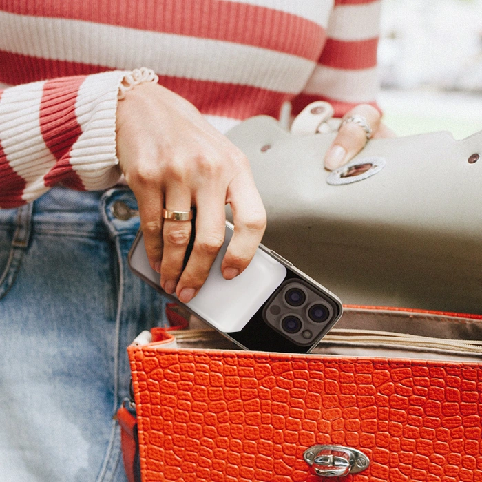 Powerbank magnetyczny Wozinsky WRW349YWS 10000 mAh - biały