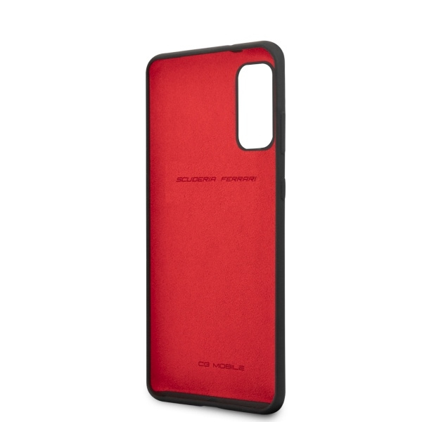 Case FERRARI Samsung Galaxy S20 Silicone Black Case
