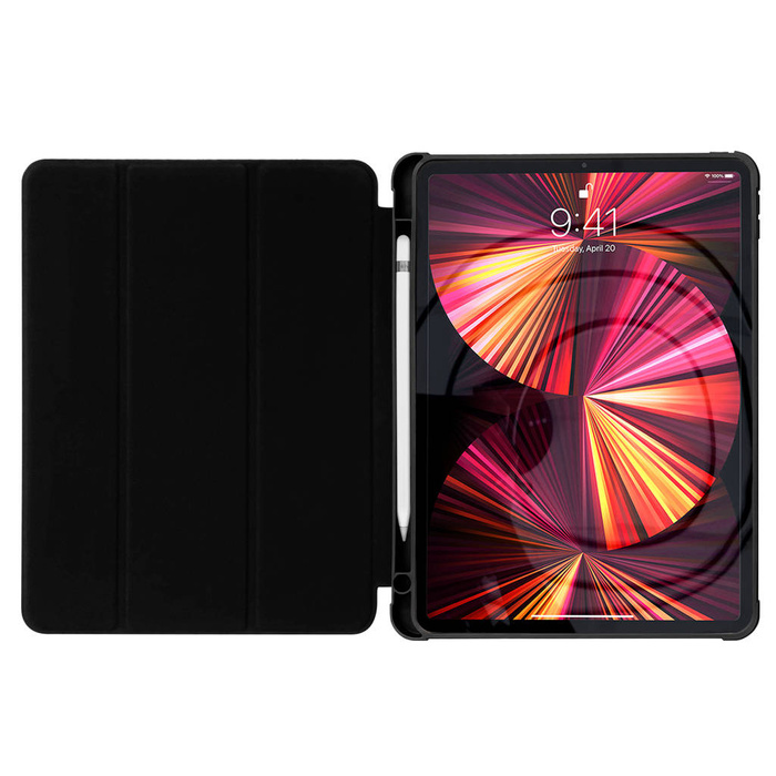 Stand Tablet Case Smart Cover con cavalletto per iPad mini 2021 nero