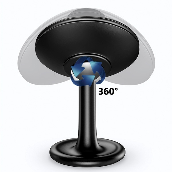 USAMS Magnetic holder for the cockpit, dashboard, glued, adjustable, standing red