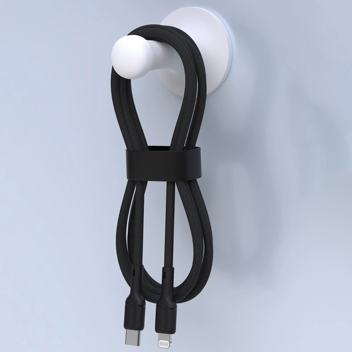 Dudao L9X 30W USB-C - Lightning Kabel 1m - Schwarz