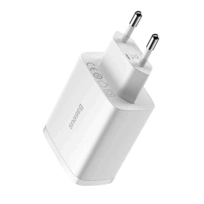 Baseus Compact  Charger 3U 17W EU White