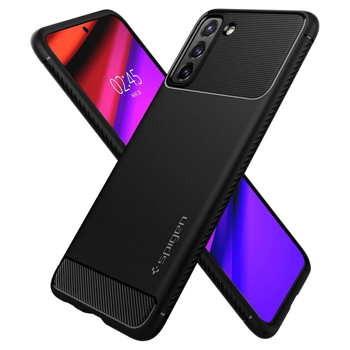 Puzdro SPIGEN Samsung Galaxy S21 Rugged Armor Matná čierna Case
