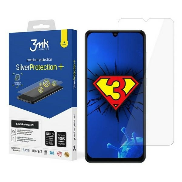 Ochranná Folie 3MK Samsung Galaxy A32 Silver Protect Antimikrobiální držák pro mokré upevnění