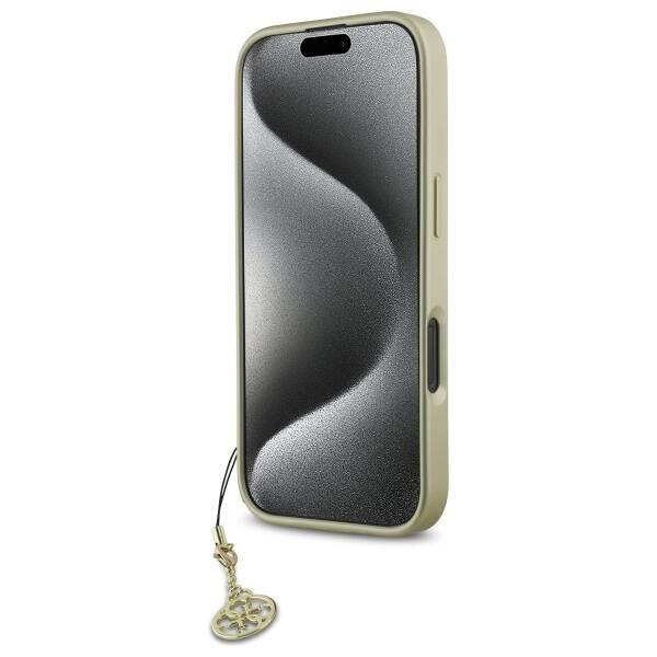 Etui Guess iPhone 16 Pro czarny/black hardcase 4G Charms Collection