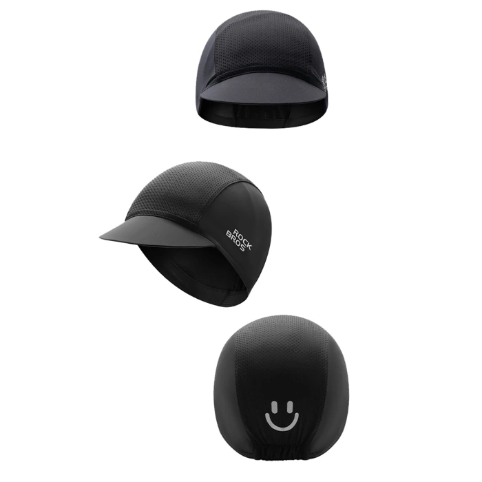 Rockbros 18230005001 cycling cap with peak - black